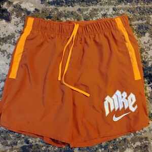 Nike Men's Athletic Shorts - Orange